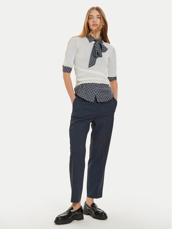 Tommy Hilfiger Tommy Hilfiger Παντελόνι chino WW0WW42951 Σκούρο μπλε Straight Fit