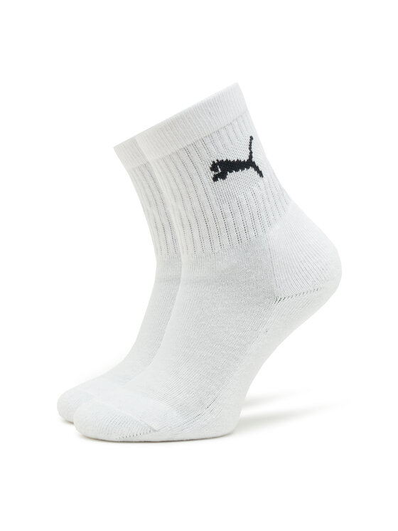 Puma Puma Skarpety długie Junior Crew Sock 3P 907958 Biały
