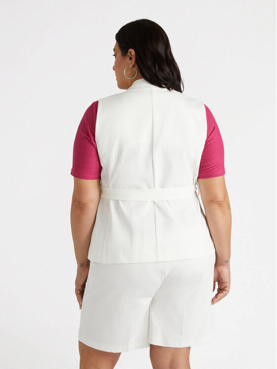 Fiorella Rubino Fiorella Rubino Giacca outdoor L035T000054N011 Bianco Slim Fit