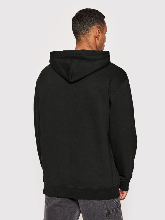 HUF HUF Majica dugih rukava Essentials Og Logo PF00490 Crna Regular Fit