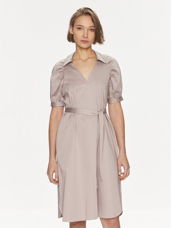 BOSS Boss Ежедневна рокля Depera1 50515778 Бежов Regular Fit