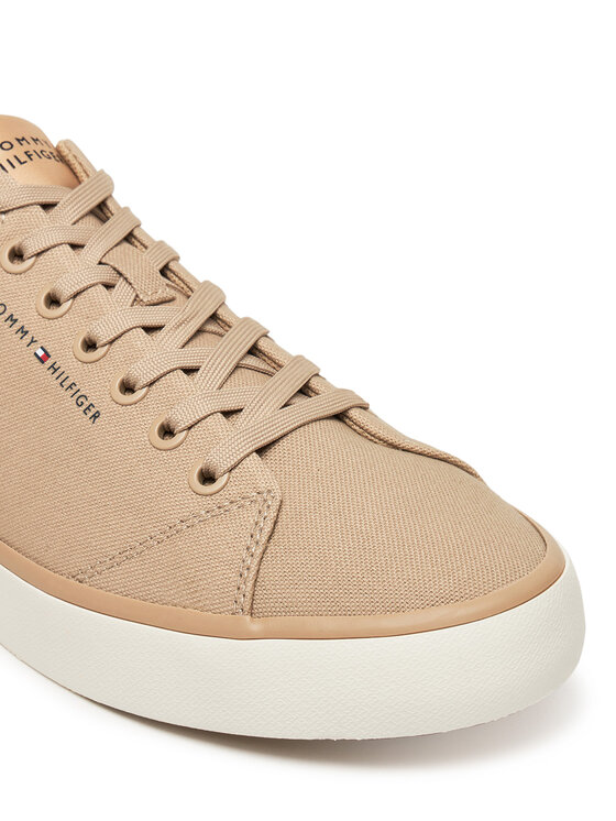 Tommy Hilfiger Tommy Hilfiger Tenisice Th Hi Vulc Low Core Canvas FM0FM05396 Bež