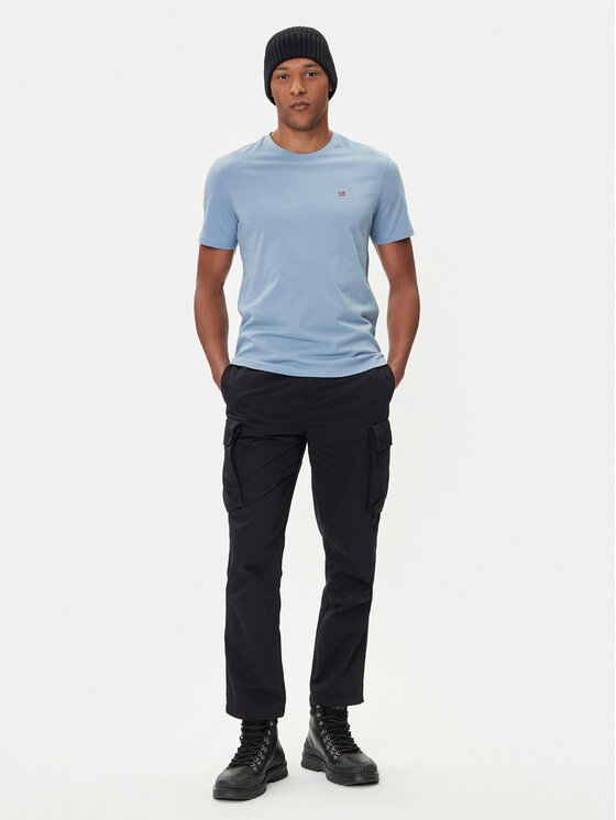 Napapijri Napapijri T-Shirt Salis NP0A4H8D Modrá Regular Fit