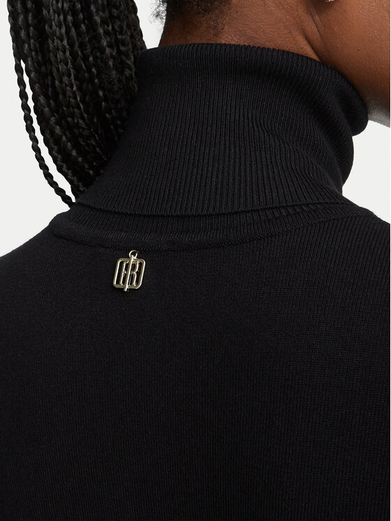 Fracomina Fracomina Поло FR26WT7003K50601 Черен Regular Fit