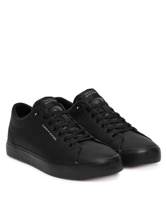 Tommy Hilfiger Tommy Hilfiger Sneakersy Th Hi Vulc Core Low Lth Ii Ess FM0FM05511 Čierna