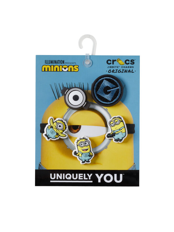 Crocs Schuhverzierung Jibbitz Minions 5pck 10012725 Bunt, Größe OS