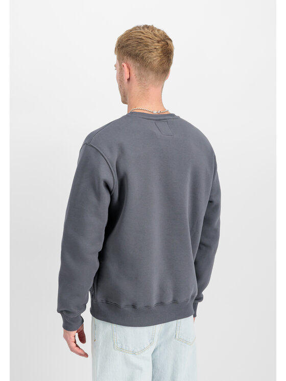 Alpha Industries Alpha Industries Mikina Basic Small Logo Sweatshirt Sivá Regular Fit