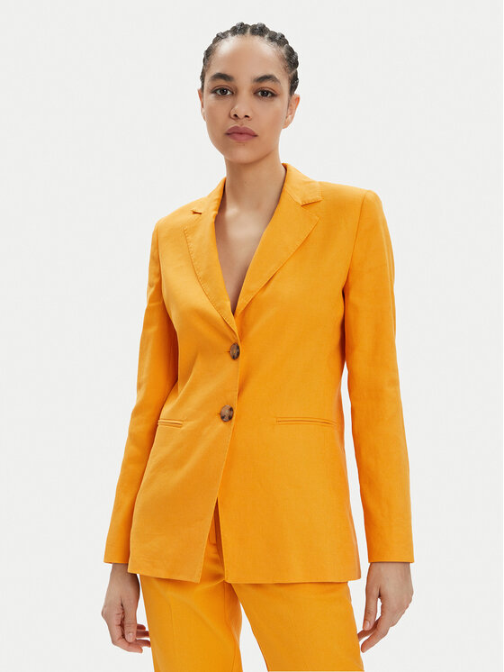 Marella Marella Giacca da abito Gomito 2413041022 Arancione Regular Fit