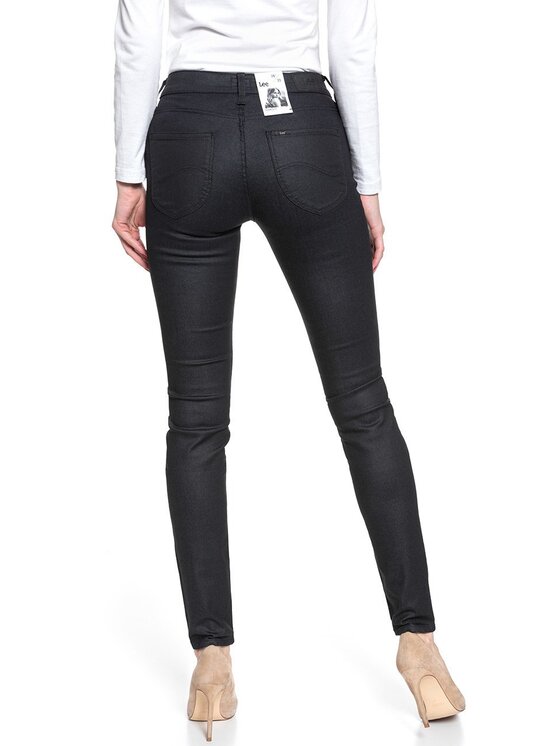 Lee Lee Jeansy SCARLETT Czarny Skinny Fit