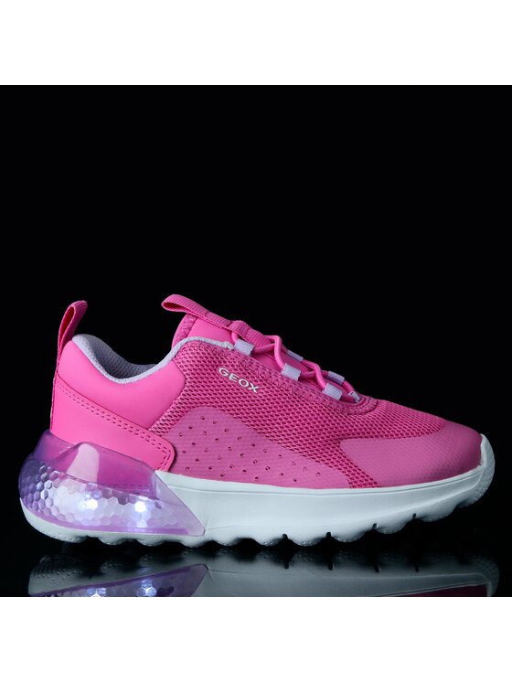 Geox Geox Sneakersy J Activart Illuminus J45LZA 0149J C8257 S Różowy