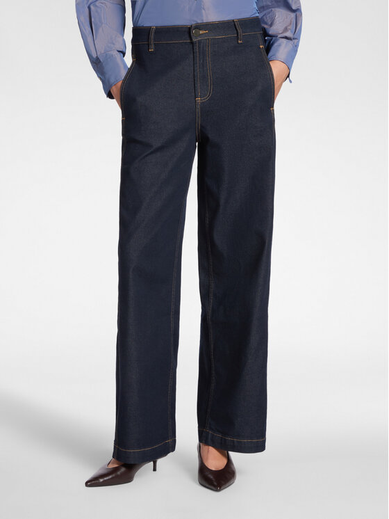 Elena Mirò Elena Mirò Jeansy P529P000411N034 Niebieski Boy Fit