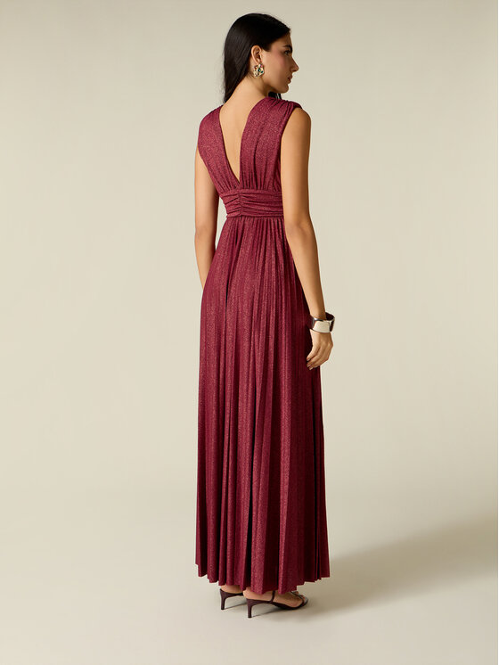 Oltre Oltre Abito da sera 7069J000989N016 Bordeaux A-Line Fit
