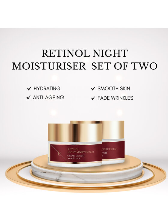 Erthskin London Erthskin London 2x krem ​​nawilżający na noc z retinolem Krem na noc