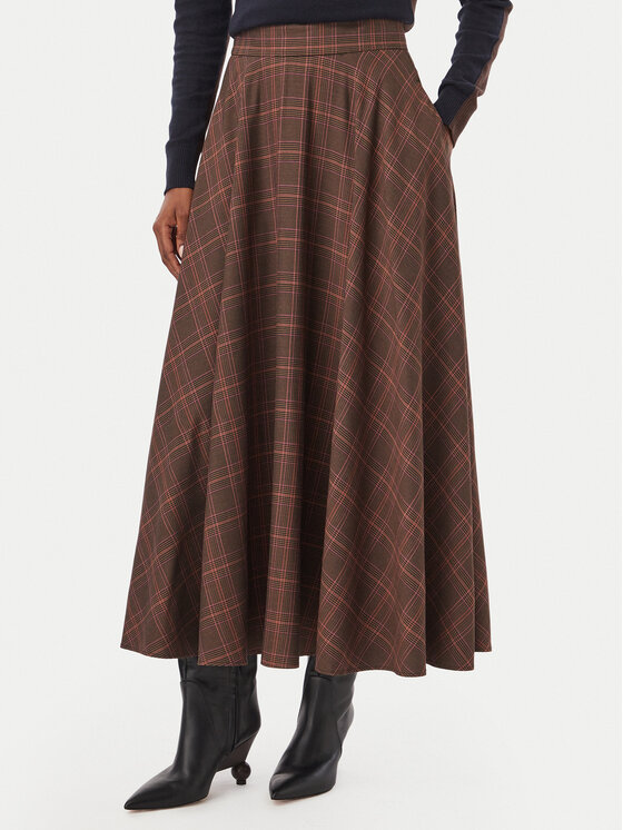 MAX&Co. MAX&Co. Fustă trapez Micio 2626106063200 Maro Regular Fit