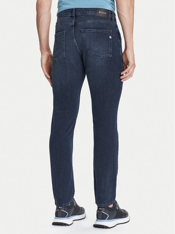 BOSS BOSS Jeans hlače H-Delaware 50544924 Mornarsko modra Slim Fit