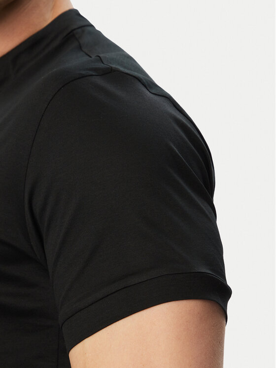 BOSS BOSS T-särk PL_PS Spirit70 QZ 50559790 Must Regular Fit