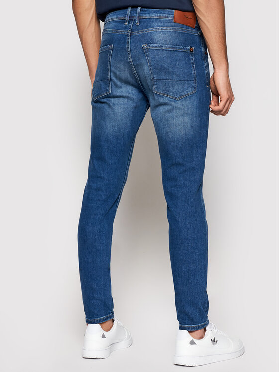 Pepe Jeans Pepe Jeans Jeansy Finsbury PM200338 Modrá Skinny Fit