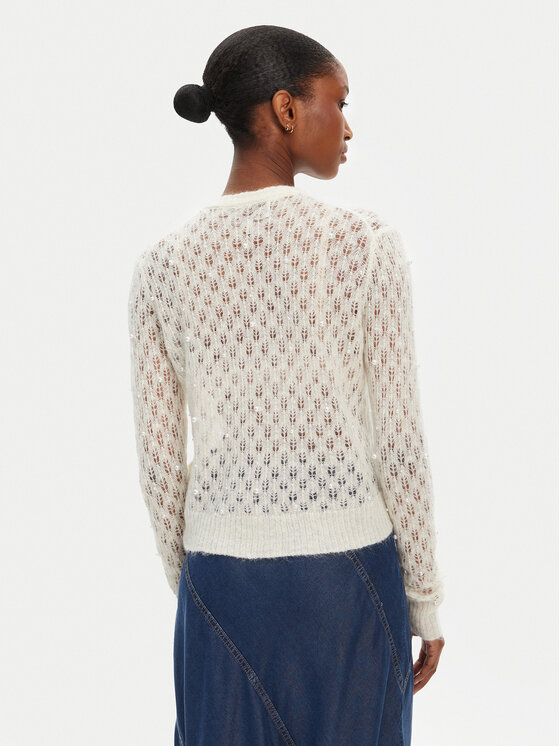 Munthe Munthe Kardigan Perl 252162025274 Beżowy Regular Fit