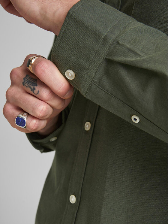 Jack&Jones Jack&Jones Camicia 12182486 Verde Slim Fit