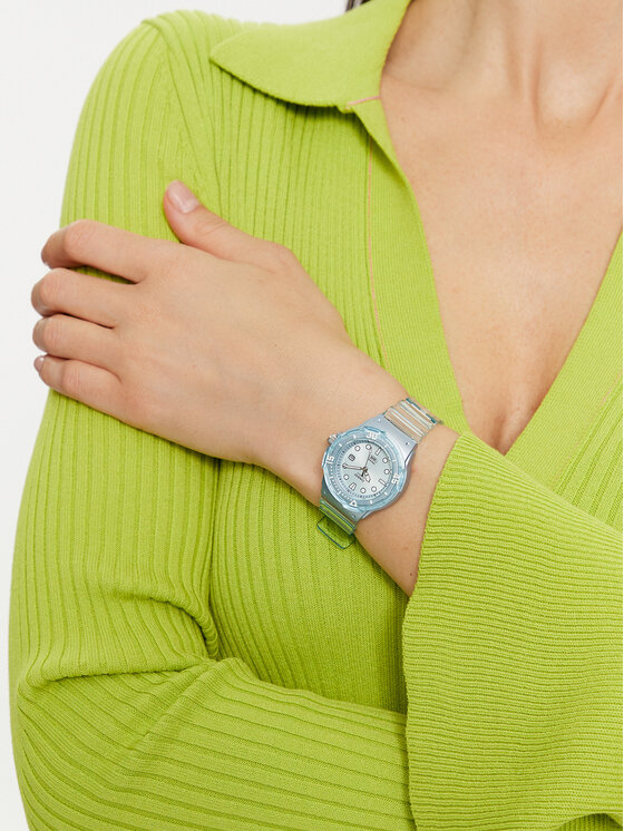 Casio Casio Laikrodis Lady Translucent LRW-200HS-2EVEF Žydra