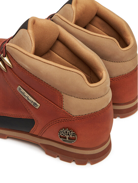 Timberland Timberland Turistická obuv Euro Sprint Mid Lace TB0A2K84EJD1 Hnědá
