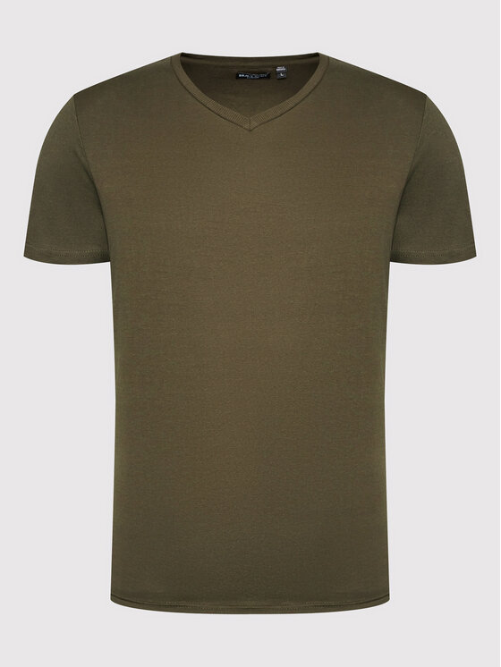 Brave Soul Brave Soul T-krekls MTS-149SAINTE Zaļš Regular Fit