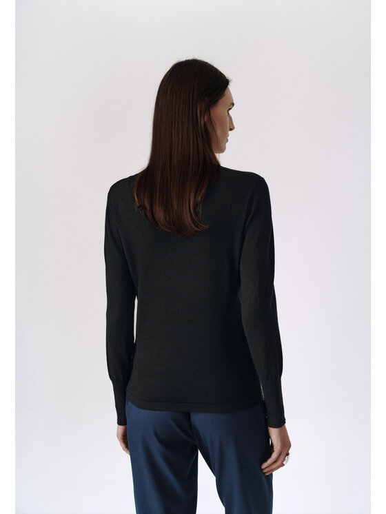 TATUUM TATUUM Sweter SKIMI Czarny Classic Fit