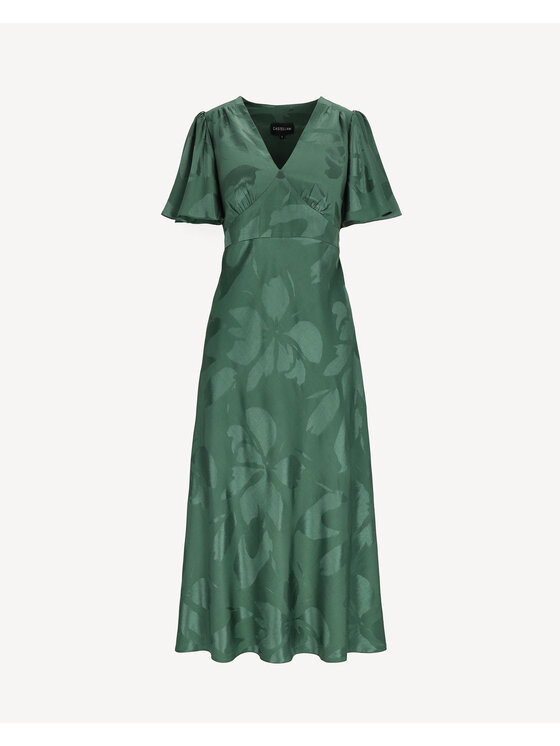 Castellani Castellani Sukienka codzienna Sukienka Sylvi Zielony Regular Fit