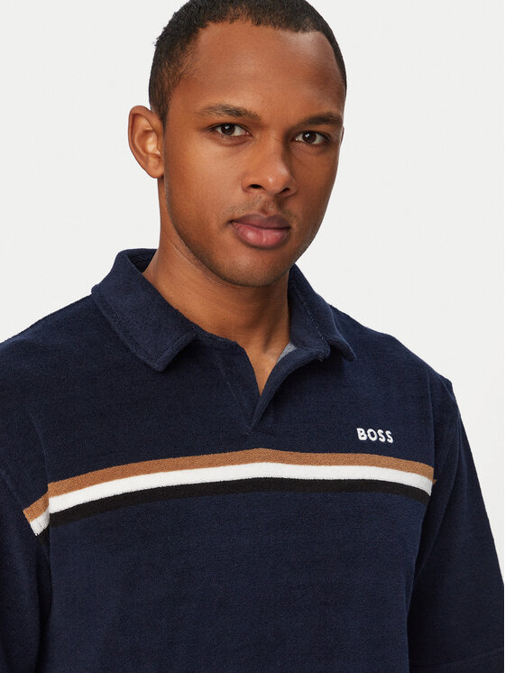 BOSS BOSS Tricou polo Iconic 50561186 Bleumarin Regular Fit