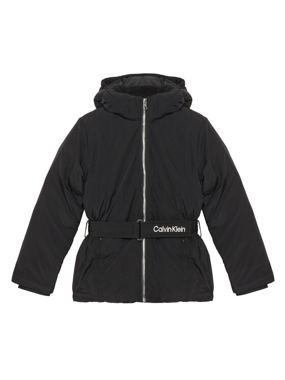 Calvin Klein Jeans Calvin Klein Jeans Zimní bunda IG0IG02976 D Černá Regular Fit