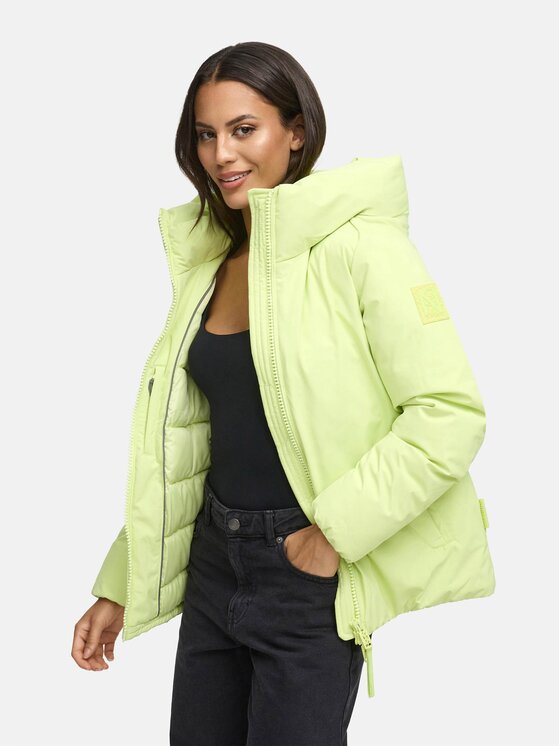 Navahoo Navahoo Kurtka zimowa Blütenlicht Zielony Regular Fit