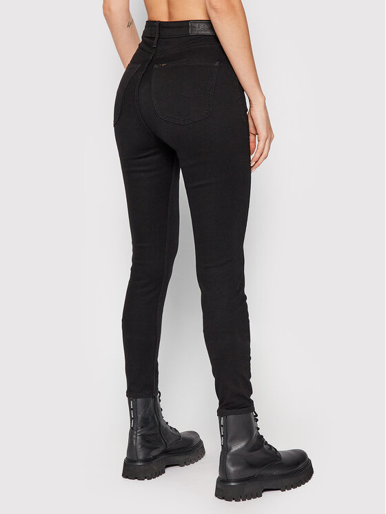 Lee Lee Джинси Ivy L32EFS47 112107394 Чорний Super Skinny Fit