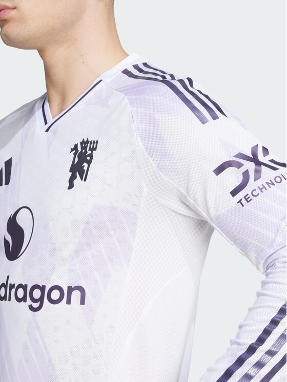 adidas adidas Koszulka techniczna Manchester United Biały Slim Fit