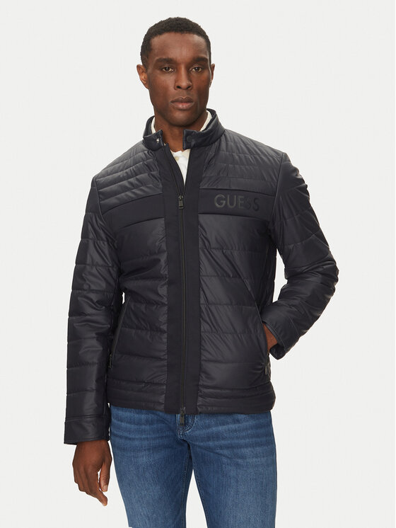 Guess Guess Übergangsjacke M4YL16 WFHD0 Dunkelblau Regular Fit