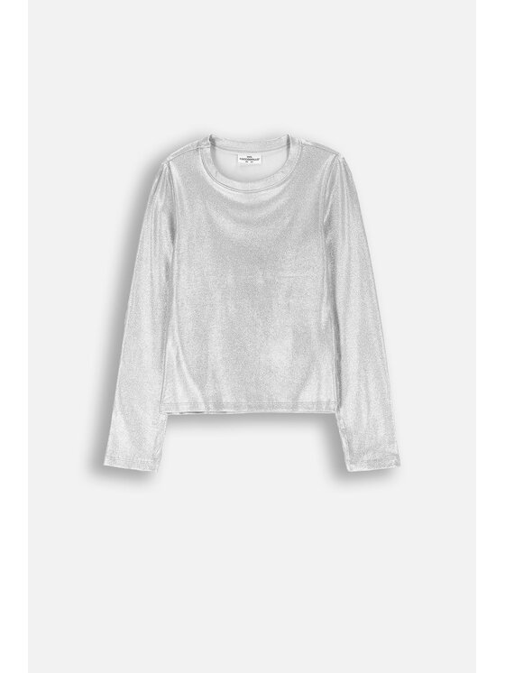 Coccodrillo Coccodrillo Bluzka ZC4143101EPG-024 Srebrny Regular Fit