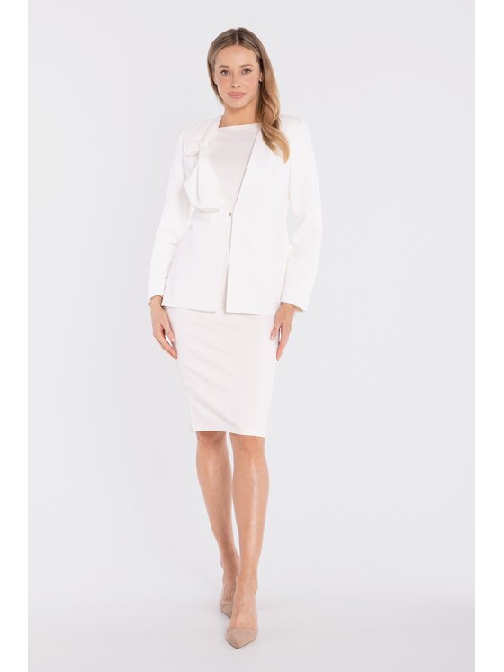 Stylove Stylove Giacca da abito S432 Bianco Tailored Fit