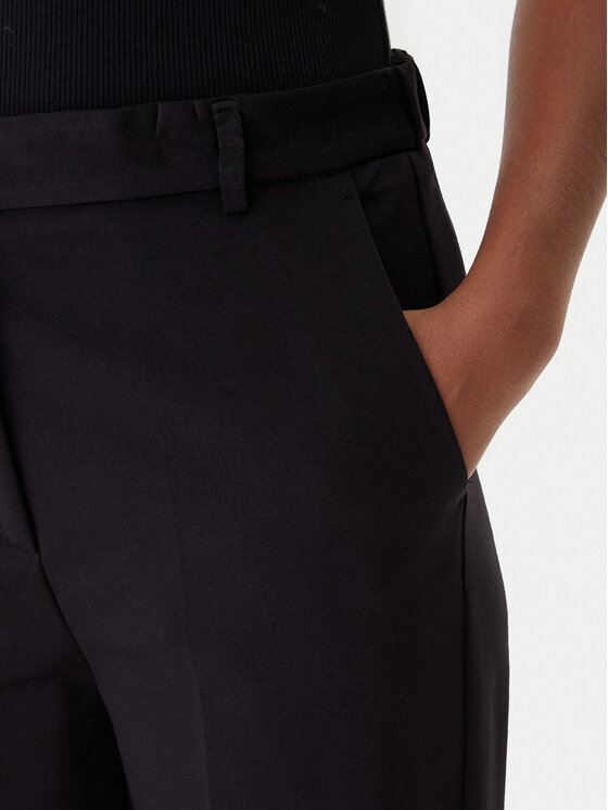 ViCOLO ViCOLO Bavlnené nohavice TF0229 Čierna Regular Fit