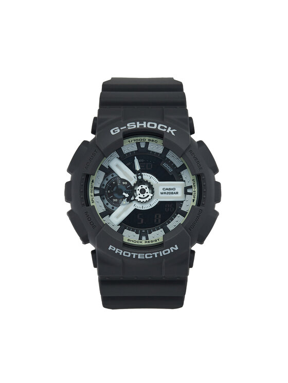 G-Shock G-Shock Ρολόι Hidden Glow GA-110HD-8AER Γκρι