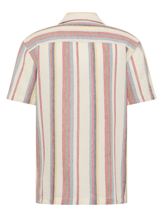 Mustang Mustang Camicia Collin Camp Stripe Multicolore Regular Fit