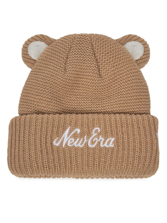 New Era Cepure Teddy Bear Ears Cuff Knit Beanie 60580794 Brūns