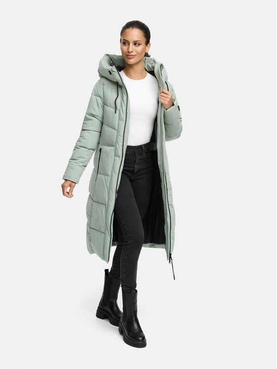 Navahoo Navahoo Kurtka zimowa Schokokuss Zielony Regular Fit