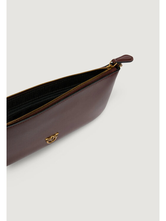 PINKO PINKO Τσάντα NEW HORIZONTAL FLAT VITELLO SE Μπορντό