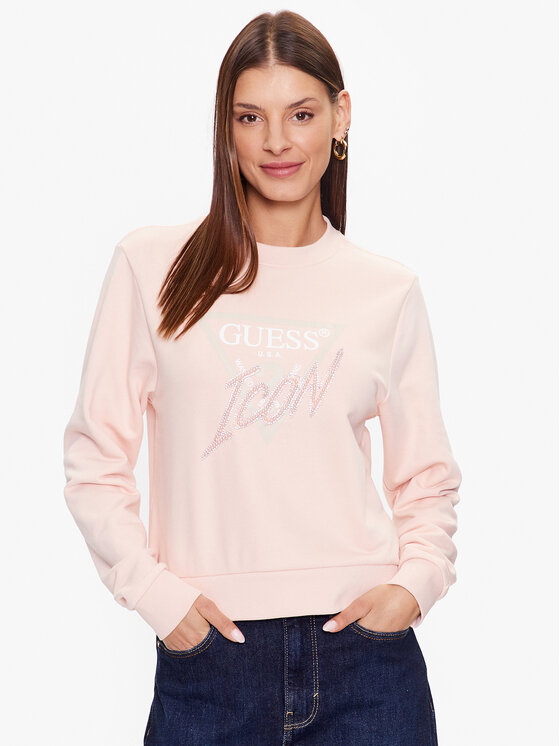 Női Pulóver Guess, Méret: M, Rózsaszín, W3YQ01 KB683