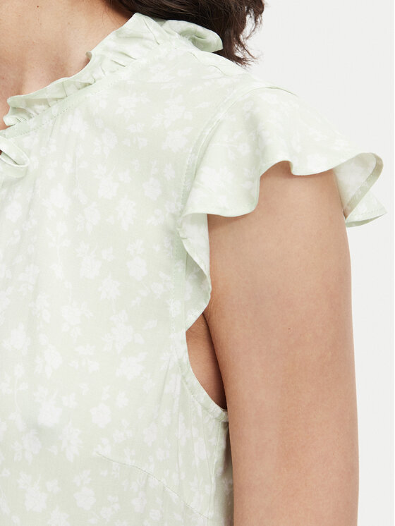Vero Moda Vero Moda Letní šaty Alba 10342656 Světle zelená Regular Fit