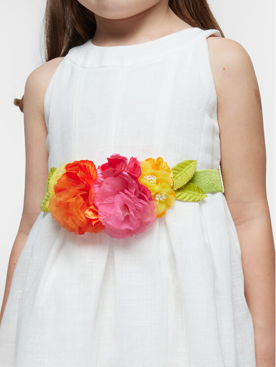 Mayoral Mayoral Rochie elegantă 3959 Alb Regular Fit
