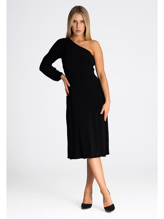 FIGL FIGL Sukienka M962 Czarny Regular Fit