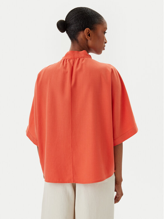 Marc O'Polo Marc O'Polo Bluse 503 0840 41013 Rot Relaxed Fit