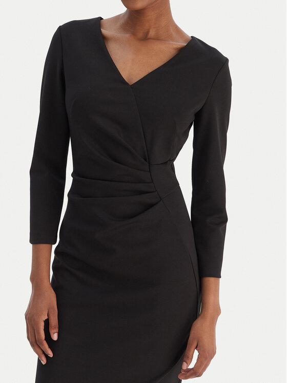 Rinascimento Rinascimento Abito da cocktail CFC0126655003 Nero Slim Fit