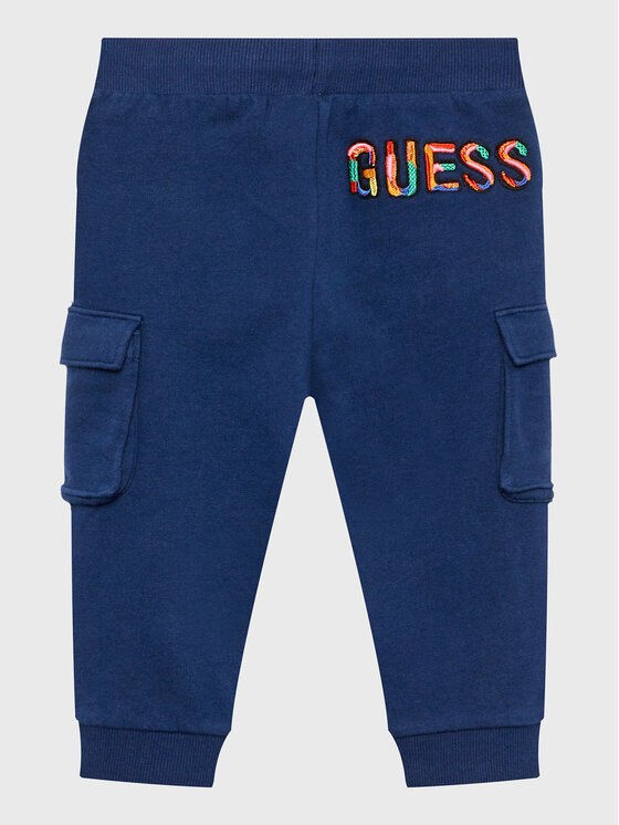Guess Guess Melegítő alsó N3GQ11 KA6R0 Kék Relaxed Fit