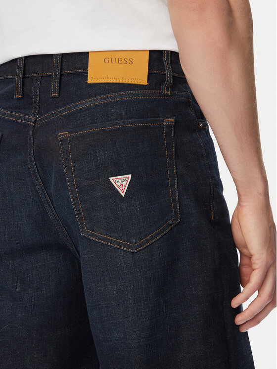 Guess Guess Džinsi M6GA0P D1092 Tumši zils Baggy Fit